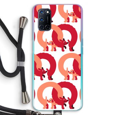 Dogs: Oppo A92 Transparant Hoesje met koord
