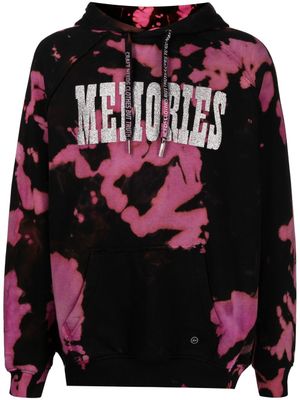 Stain Shade x Hiroshi Fujiwara hoodie à imprimé tie-dye - Noir
