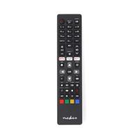Nedis Vervangende Afstandsbediening | Geschikt voor: Philips | Voorgeprogrammeerd | 1 Apparaat | Amazon Prime / Netflix Knop| Infrarood | Zwart -