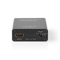 HDMI Audio-Extractor | Digitaal en Stereo - 1x HDMI Ingang | 1x HDMI-Uitgang + TosLink + 3,5 mm