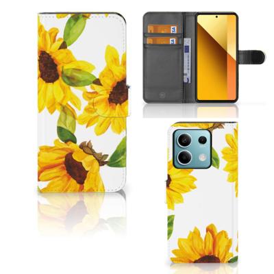 Hoesje voor Xiaomi Redmi Note 13 5G Zonnebloemen Hoesje voor Xiaomi Redmi Note 13 5G Zonnebloemen