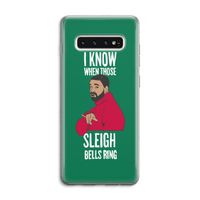 Sleigh Bells Ring: Samsung Galaxy S10 4G Transparant Hoesje