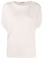 Blanca Vita t-shirt en maille fine - Tons neutres