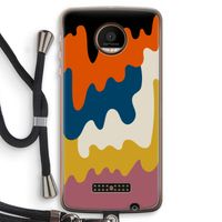 Baar A: Motorola Moto Z Force Transparant Hoesje met koord
