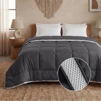 Sale: -43% | Wasbaar Lazy Dekbed Zonder Overtrek - Zonder Overtrek - 3D Air - Antraciet - Dekbed-Discounter.nl