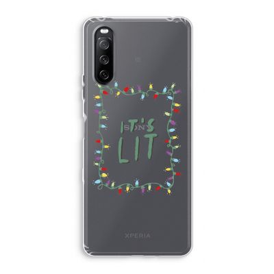 It's Lit: Sony Xperia 10 III Transparant Hoesje