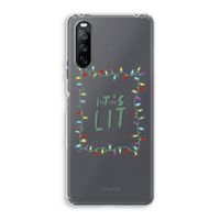 It's Lit: Sony Xperia 10 III Transparant Hoesje