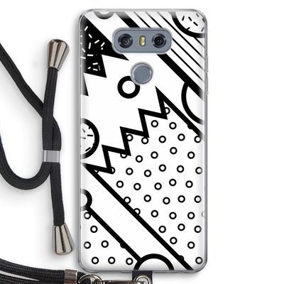 Pop Art #4: LG G6 Transparant Hoesje met koord