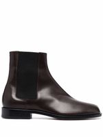 Maison Margiela bottines chelsea Tabi en cuir - Marron