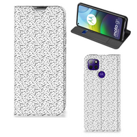 Motorola Moto G9 Power Hoesje met Magneet Stripes Dots