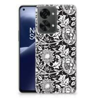 OnePlus Nord 2T | TPU Case | Black Flowers