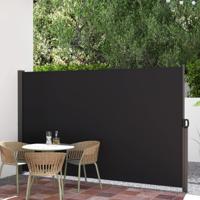 Zwarte Zijluifel 300 X 160 /180CM Oprolbare Zijluifel met Roestbestendig Aluminium Frame Waterdicht Opvouwbaar Windscherm Zwarte Zijluifel 300 X 160 /180CM Oprolbare Zijluifel met Roestbestendig Aluminium Frame Waterdicht Opvouwbaar Windscherm