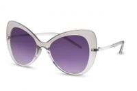 CWI zonnebril dames vlinder cat.3 transparant/smoke (CWI2216) - thumbnail