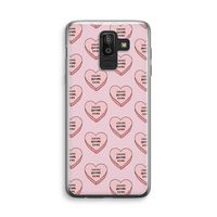 Chicks before dicks: Samsung Galaxy J8 (2018) Transparant Hoesje