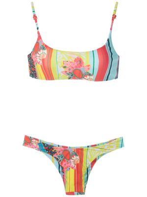 Amir Slama bikini imprimé - Multicolore