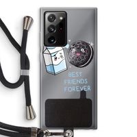 Best Friend Forever: Samsung Galaxy Note 20 Ultra / Note 20 Ultra 5G Transparant Hoesje met koord