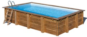Zwembad hout 620x420x133cm