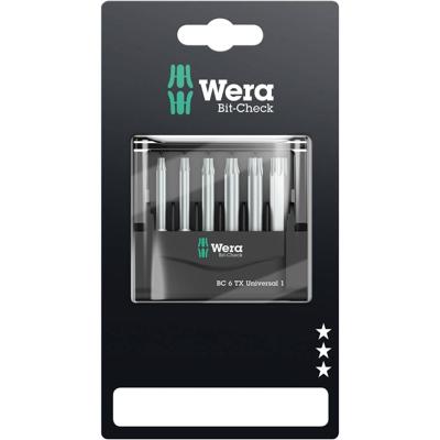 Wera Mini-Check TX, 50 mm 05073637001 Bitset 6-delig Binnen-Torx