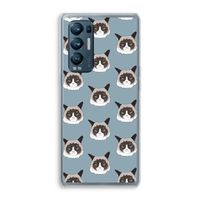 It's a Purrr Case: Oppo Find X3 Neo Transparant Hoesje