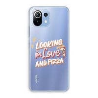 Pizza is the answer: Xiaomi Mi 11 Lite Transparant Hoesje
