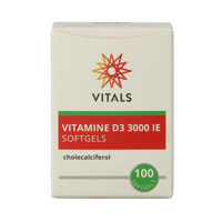 Vitamine D3 3000IE 100 Softgels