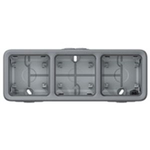 Legrand BTicino Plexo IP55 opbouwbak inbouwschakelmateriaal kunststof, grijs, samenstelling