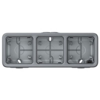 Legrand BTicino Plexo IP55 opbouwbak inbouwschakelmateriaal kunststof, grijs, samenstelling