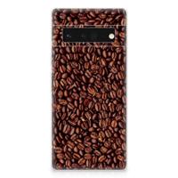 Google Pixel 6 Pro | Siliconen Case | Koffiebonen