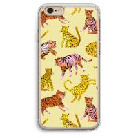 Cute Tigers and Leopards: iPhone 6 Plus / 6S Plus Transparant Hoesje Cute Tigers and Leopards: iPhone 6 Plus / 6S Plus Transparant Hoesje