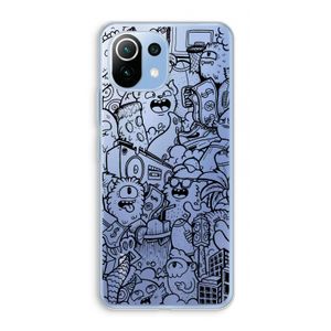 Vexx Black City : Xiaomi Mi 11 Lite Transparant Hoesje