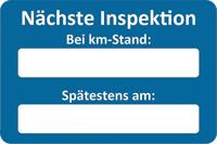 EICHNER Sticker inspection customer service sticker