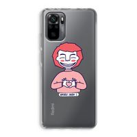 Hartje: Xiaomi Redmi Note 10 Pro Transparant Hoesje