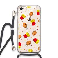 Chicken 'n Fries: iPhone 7 Transparant Hoesje met koord