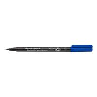 Viltstift staedtler ohp lumo sf 313 perm blauw