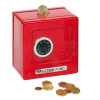 Goki kluis metaal rood