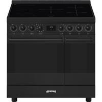 SMEG C92IPN2 Classici Esthetisch Fornuis met Inductie Kookplaat - 90 x 60 cm - Zwart