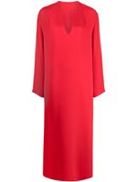 Valentino Garavani robe longue à décolleté plongeant - Rouge Valentino Garavani robe longue à décolleté plongeant - Rouge