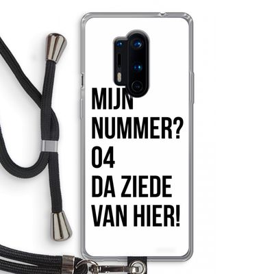 Da ziede van hier: OnePlus 8 Pro Transparant Hoesje met koord