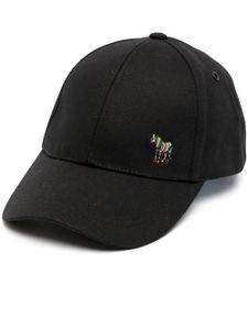 PS Paul Smith casquette à motif Zebra sbrodé - Noir