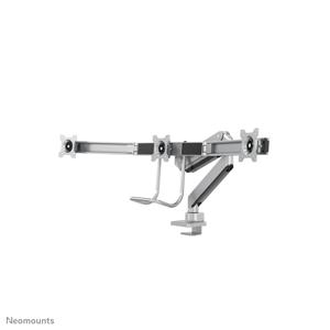 Neomounts NM-D775DX3SILVER bureausteun voor 3 flatscreens