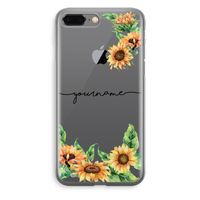 Zonnebloemen: iPhone 8 Plus Transparant Hoesje