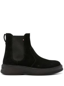 Tommy Hilfiger bottines Everyday en daim - Noir