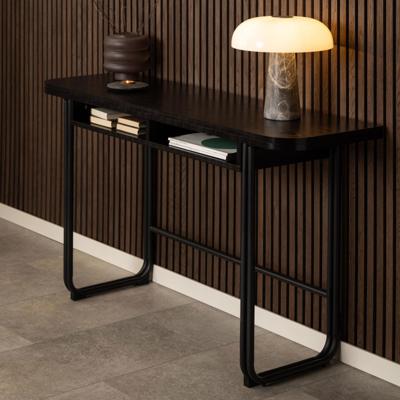 Bendt Sidetable/Eettafel 'Jaja' 140 x 40/80cm, kleur Zwart