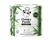 The Cheeky Panda Keukenpapier FSC Bamboe 2-Laags 2st - thumbnail