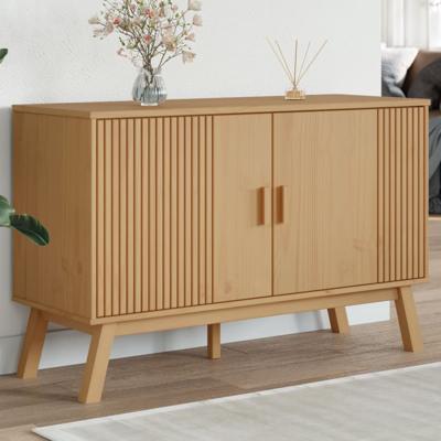 Dressoir OLDEN 114x43x73,5 cm massief grenenhout bruin