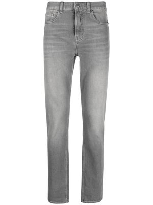 Zadig&Voltaire jean court à effet délavé - Gris