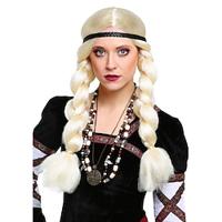 blonde viking pruik halloween cosplay feestpruiken Lightinthebox