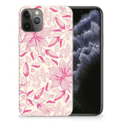 Apple iPhone 11 Pro | TPU Case | Pink Flowers