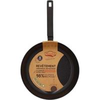 Koekenpan - MENASTYL - 6020639 - Gesmeed aluminium - 30 cm - Zwart - Geschikt voor alle kookplaten, inclusief inductie