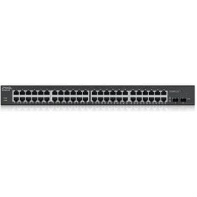 Zyxel GS1900-48HPv2 Managed L2 Gigabit Ethernet (10/100/1000) Power over Ethernet (PoE) Zwart